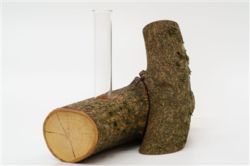 Vase Eiche geoelt